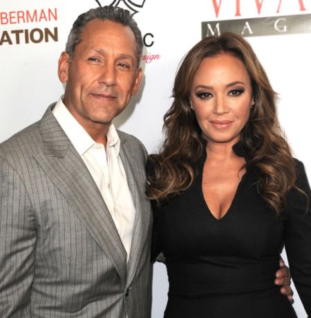 Actress Leah Remini is married to her actor husband, Angelo Pagán.
